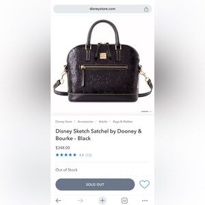 Dooney & Bourke sketch satchel bag